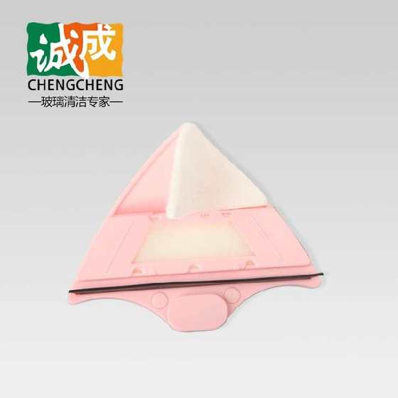 Chengcheng 브랜드 싱글 레이어 양면 유리 클리너 삼각형 유리창 닦기 장치 3-6mm 무료 배송 Chengcheng 브랜드 싱글 레이어 양면 유리 클리너 삼각형 유리창 닦기 장치 3-6mm 무료 배송