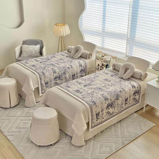 Beauty bed cover four-piece set light luxury high-end beauty salon head physiotherapy massage bed cover high-end four-season general customization
Beauty bed cover four-piece set light luxury high-end beauty salon head physiotherapy massage bed cover high-end four-season general customization