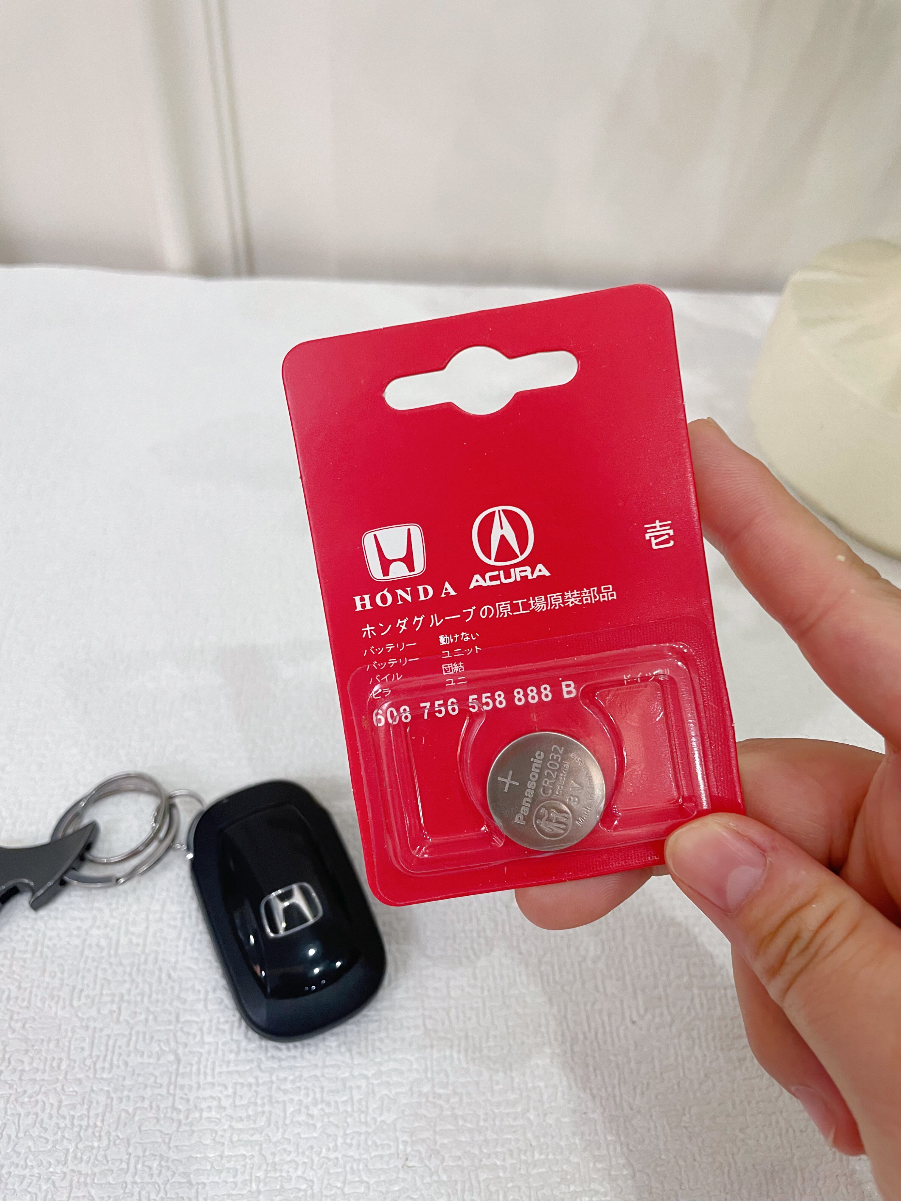 本田原装车钥匙电池life思域亨域英仕派新能源e:np2 极湃2xrvcrvhrv