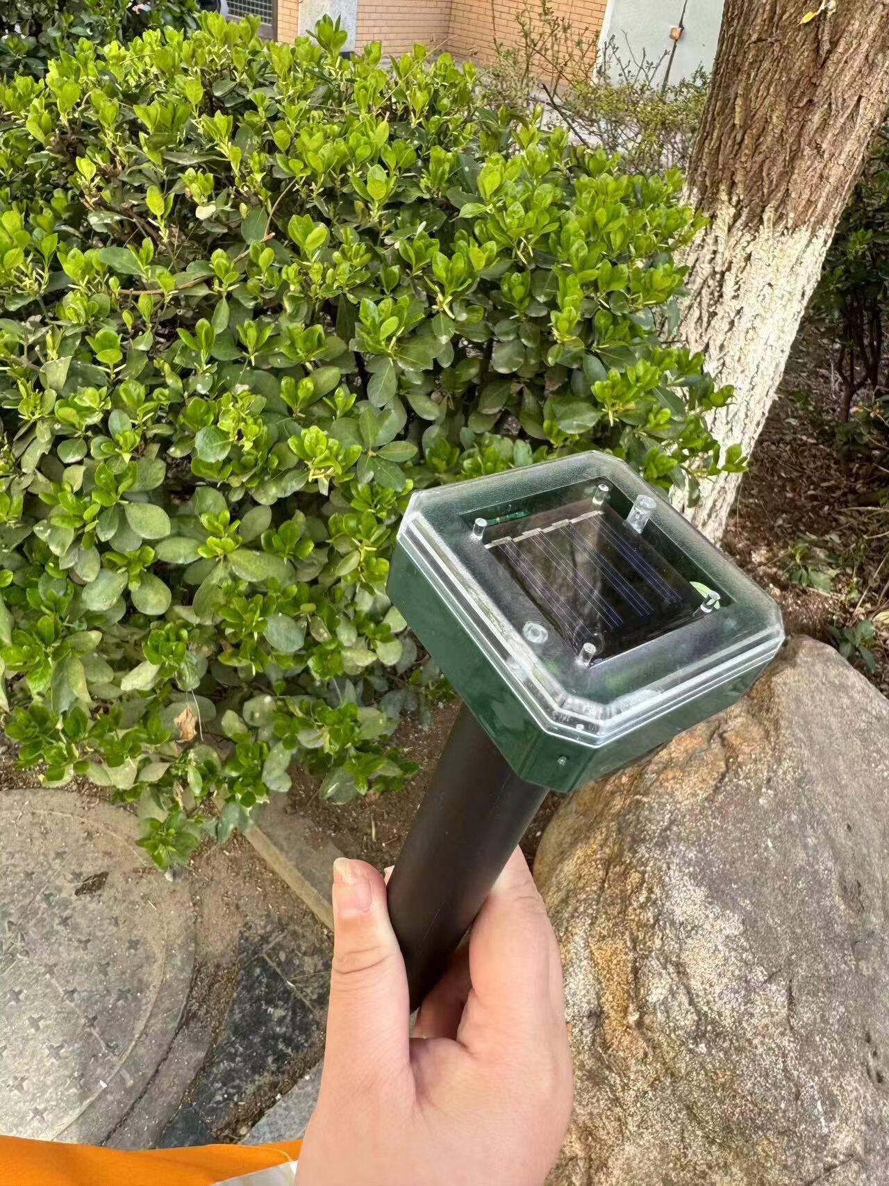 驱鸟神器家用阳台赶鸟吓鸟果园专用防鸟惊鸽子太阳能超声波驱鸟器