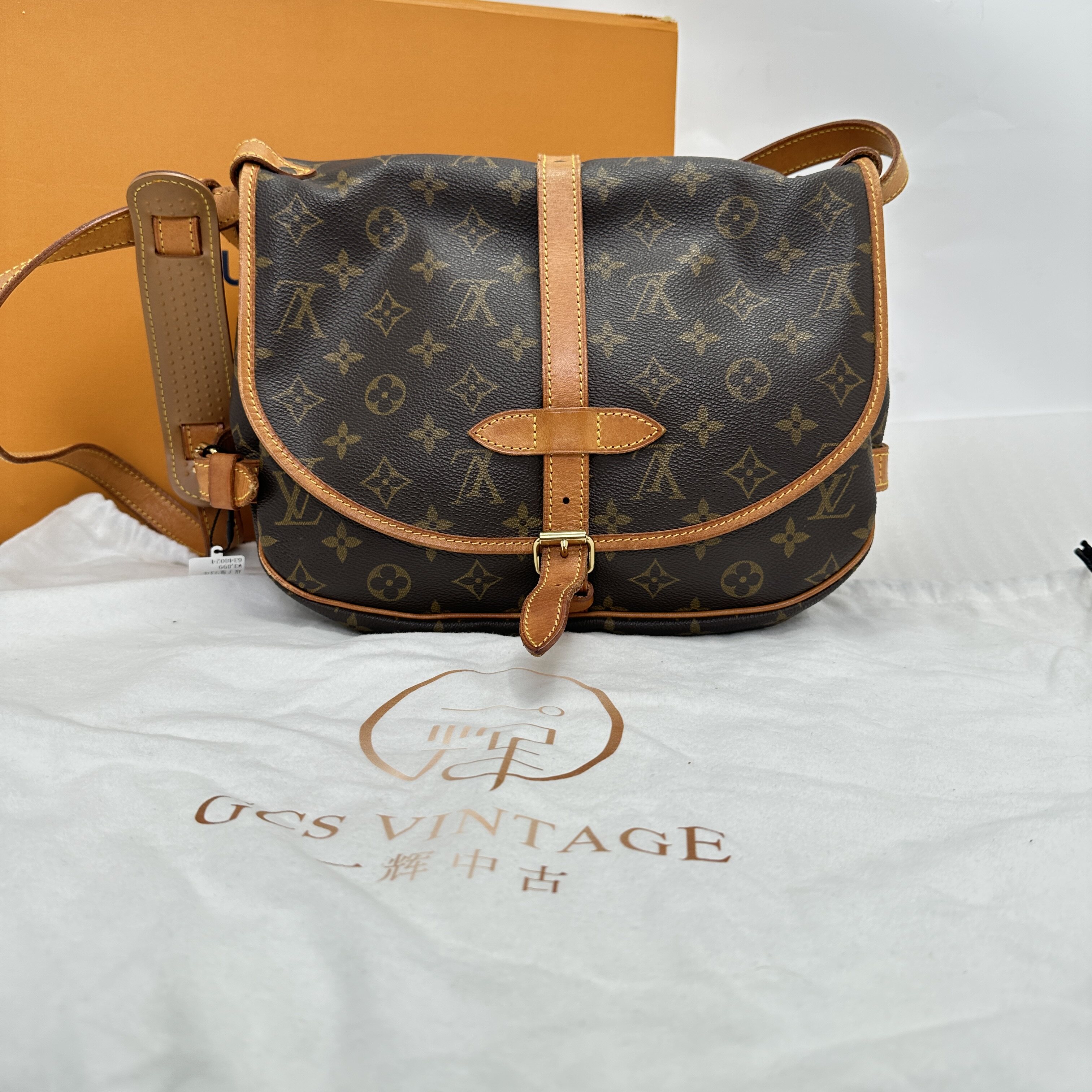 一元起拍[9.5新]lv/路易威登老花双子星小号通勤单肩斜挎包包正品