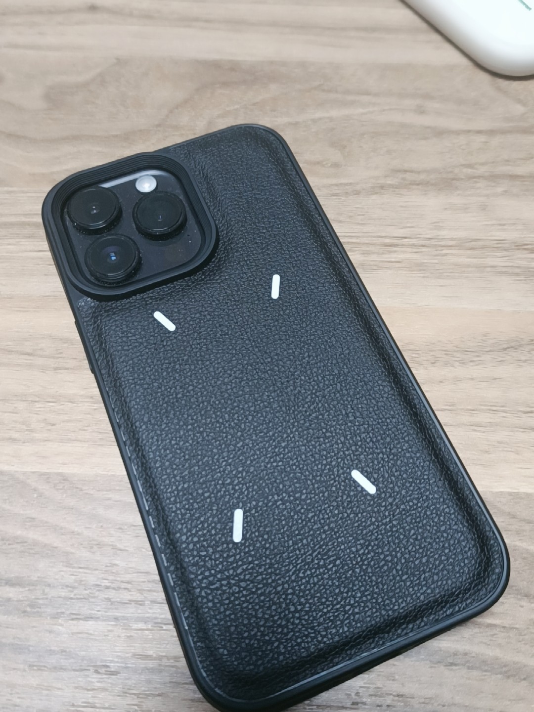 壳15简约13黑色皮质16promax小众设计iphone15promax全包软壳