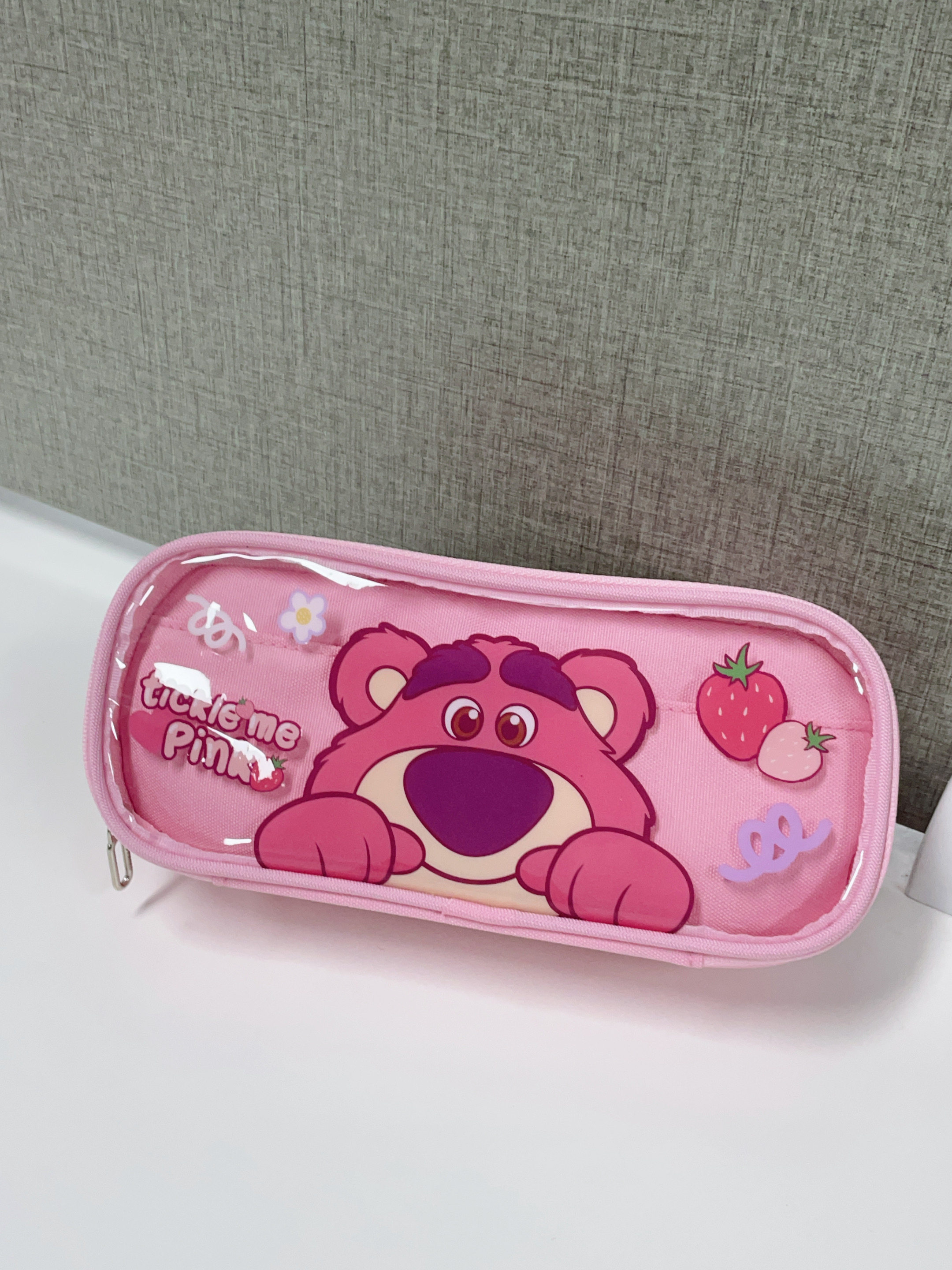 草莓熊笔袋文具盒文具袋铅笔盒女孩款儿童女生2024新款文具大容量笔盒
