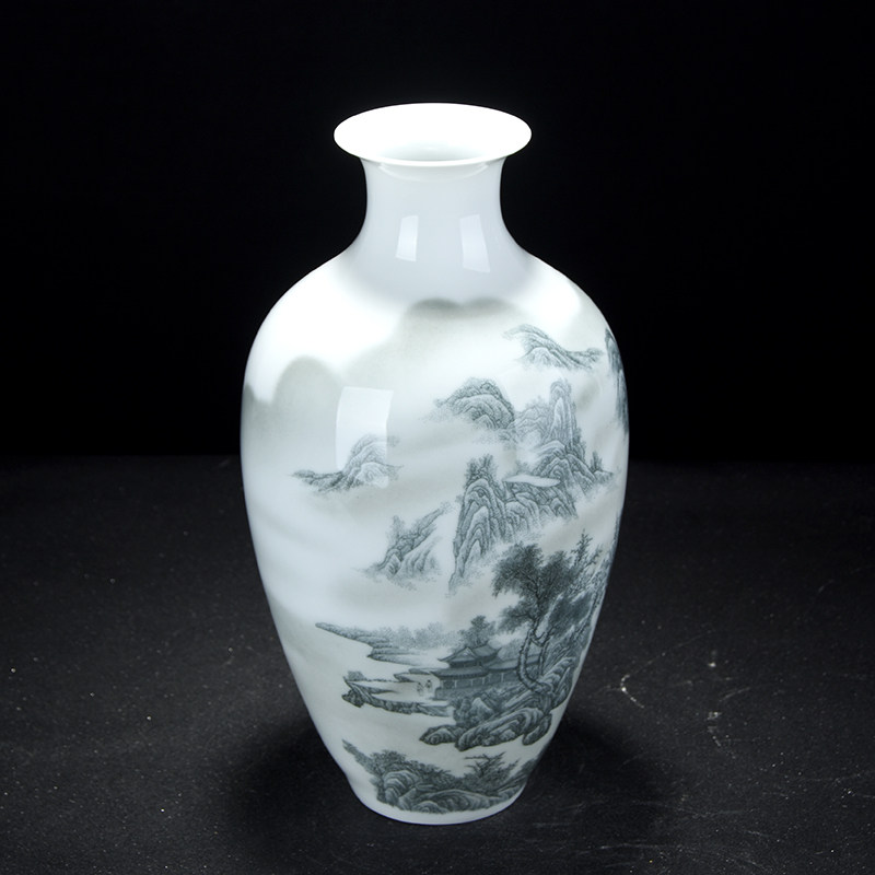 7501毛瓷系列 山水 景德镇陶瓷研究所珍品