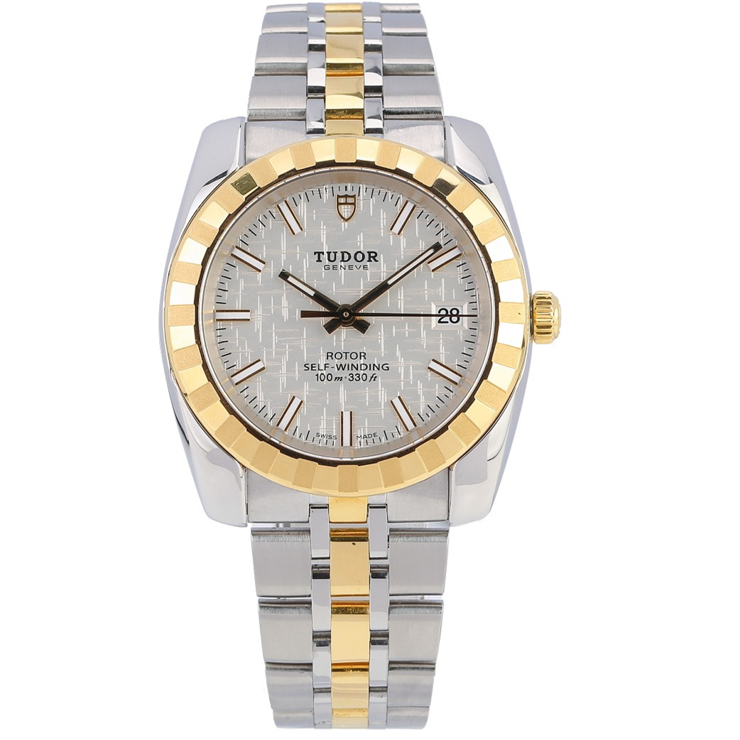 [9.8新]帝舵经典系列18k金自动机械男士腕表m21013-0011正品