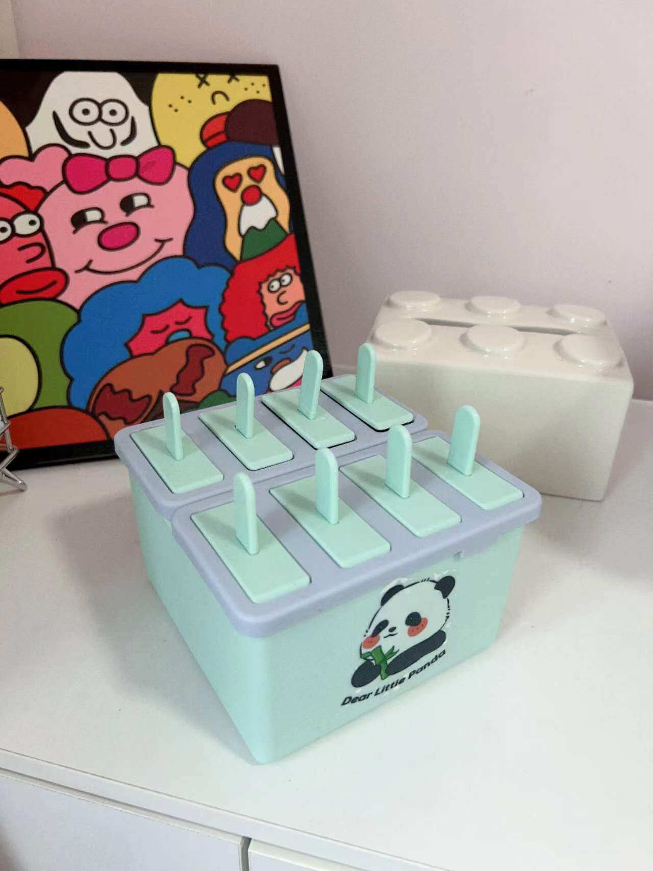 雪糕模具家用儿童自制冰淇淋模具食品级冰棍冰棒制冰盒冻冰块神器