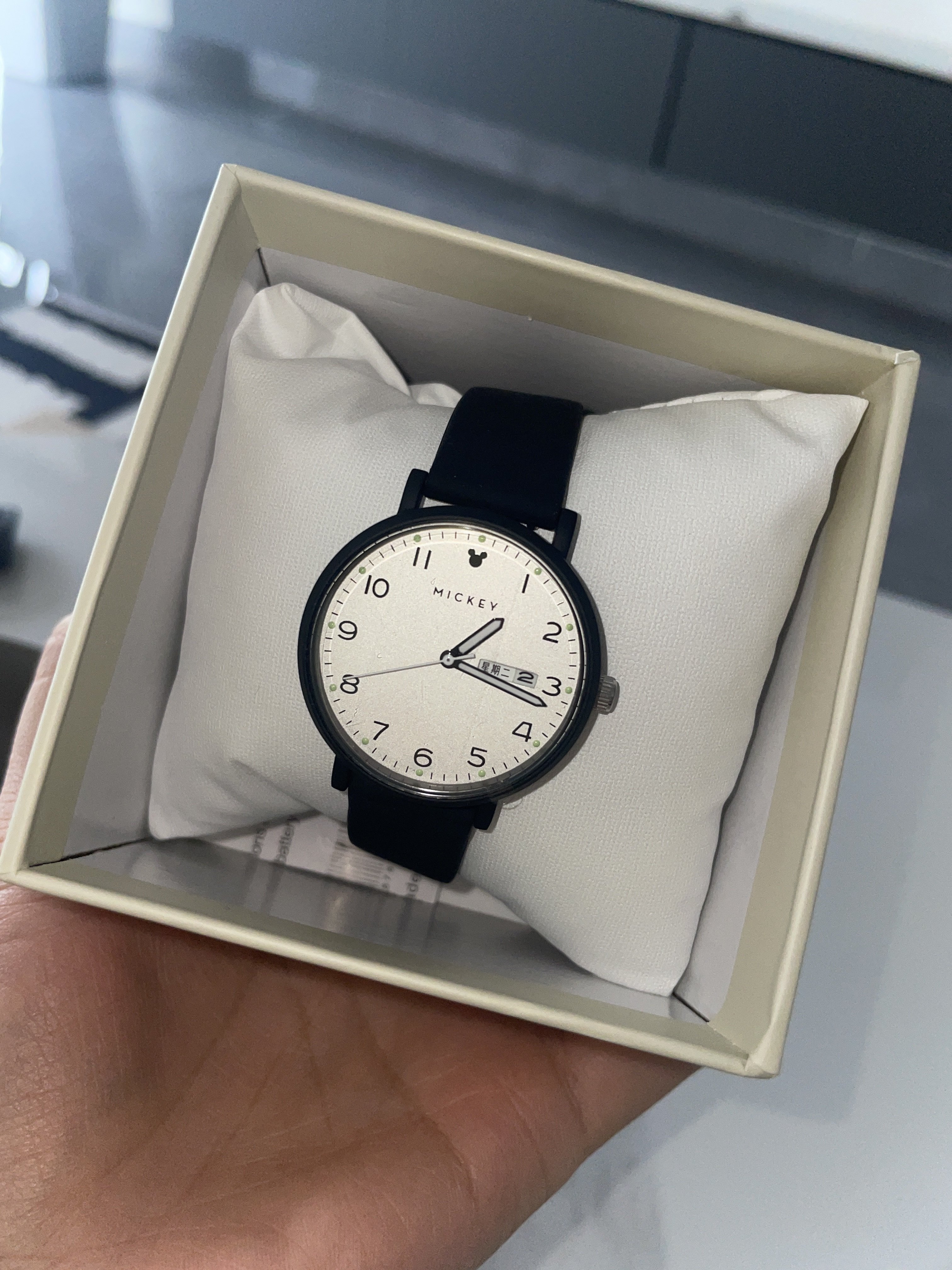 迪士尼手表女款学生考试专用初中高中2025新款机械静音中学生女式