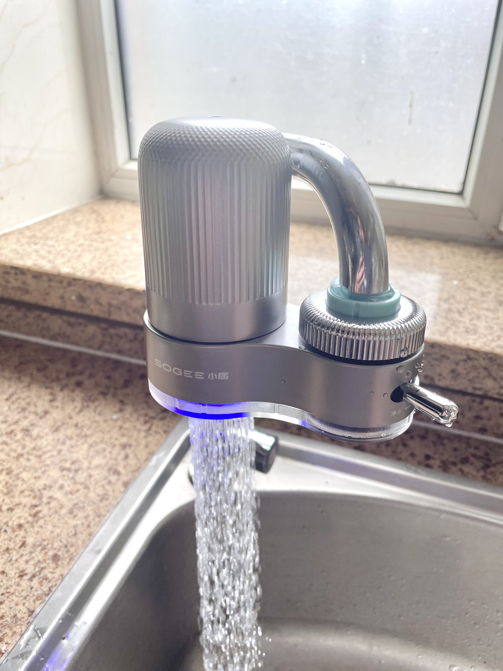 小质水龙头净水器除垢除氯家用前置过滤器厨房自来水滤水器净化器