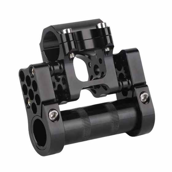 Hassns 접이식 자동차 조절 가능한 더블 핸들 바 Dahon 수정 25.4mmcnc 초등 알루미늄 합금 수직 파이프 Hassns 접이식 자동차 조절 가능한 더블 핸들 바 Dahon 수정 25.4mmcnc 초등 알루미늄 합금 수직 파이프