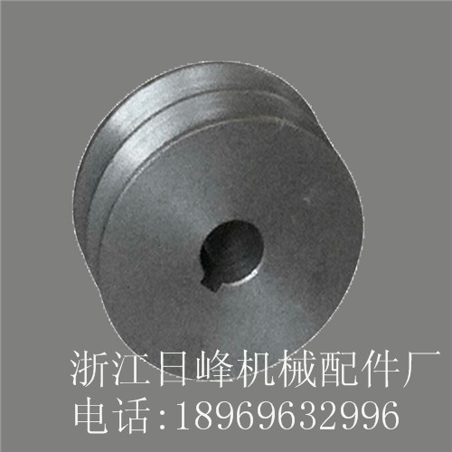 Pulley double groove cast iron motor solid disc A B C D type single groove 2A flat manufacturer direct sales triangle drive wheel