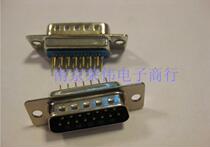 DP15 pin straight needle welded plate type straight insert 180 degree DB15 core socket