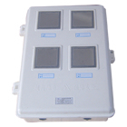 Single-phase glass fiber reinforced plastic meter box power meter box power meter box four-digit electronic machinery household fire meter box