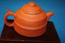 Senior top master Zhou Guizhen old purple clay pot red mud belt pot collection