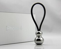 Stainless steel car keychain key ring Creative key chain Love aluminum keychain Christmas gift