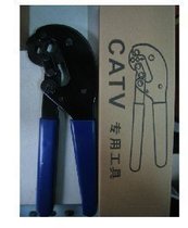 Professional cable TV line RG6 wire crimping pliers cold press pliers CCTV RG11 vise tool