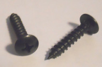 M5*25 Large flat head self-tapping screw Black