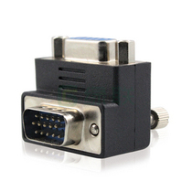 VGA adapter VGA male to female adapter VGA male to female 90 degree turn