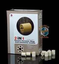 Taiwan UP Yabai 2in1 porous ceramic ring ammonia zeolite E-010 0 5L Flying Bear Aquarium