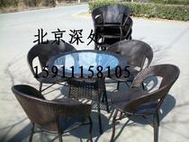 The chair-five-piece garden furniture rattan furniture outdoor tables and chairs leisure furniture patio tables and chairs