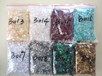 Handmade materials DIY sequins Jewelry accessories Colorful sequins Beads 5mm round concave pieces Silver color white sequins