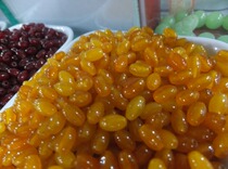 Jade transfer beads B material transfer bead rice beads DIY matching beads (small yellow)