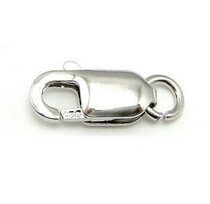 18K platinum accessories 750 platinum 3 * 8MM lobster clasp fish hook buckle spring button