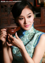 Star Blue inlaid Mao Fu Guijin Brocade Fashion Improved Qipao Skirt Blouses Jacket for Spring and Tang Fashion 2019 New