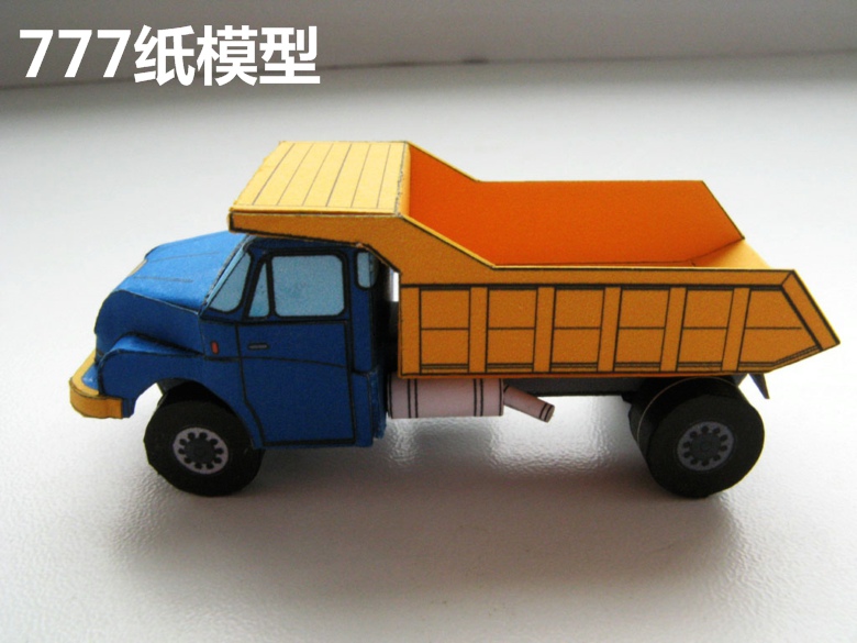[777纸模型]tatra 137 4x4 s1卡车 工程机械模型_7折现价3元