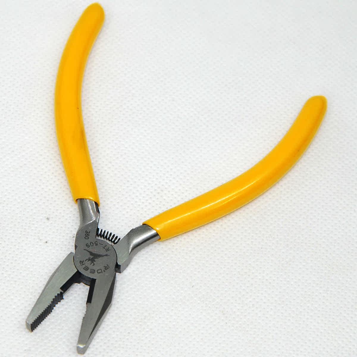 飞鹿rt-509 5"/125mm 迷你钢丝钳 老虎钳 电子钳 断线钳 钳子