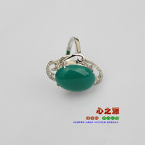 (Xingjia Workshop) Egg-shaped ring personality custom kgold inlay 9860