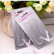 Thickened silicone heel stickers extended high heels heel stickers half-yard pads anti-wear foot stickers no heels