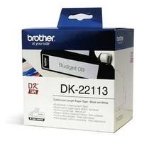 Brothers original label paper DK-22113 62mm * 15 24m transparent substrate paper adhesive