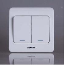 Siemens switch socket panel vision elegant white two open single control with fluorescence 5TA0 115-1CC1