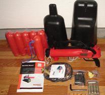 American American life-saving thrower American pneumatic thrower (projectile distance 100-150 meters)