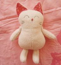 Treasure wood handmade puppet original cat doll doll baba cat little lady cat