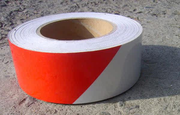 红白相间反光条5cm/反光膜/反光贴胶/反光带/警示带