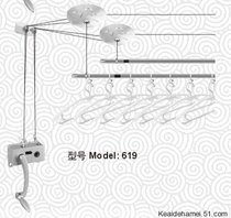 Balcony clotheshorse-double pole lifting hanger hand lifting lever stainless steel 2 5 m-hot sell