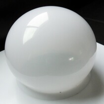 Custom acrylic white round ball White lampshade hollow round ball semicircular ball