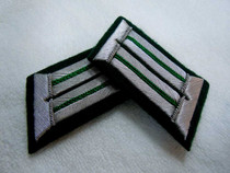 Original brand Wind Fan DF Deutsche Bundeswehr Mountain Guard Captain Wire Embroidery Neckline India Silk Embroidery Collar