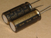 Jieyang International fever capacitor ELNA(TONEREX) copper foot 3300UF16V fever capacitor