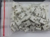 Short circuit block jumper cap White short circuit block 2 54 connection block 100