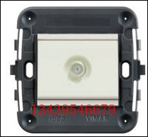 F-type broadband TV socket VIMAR Italy Weimai IDEA Yite 86 pure Italian import switch