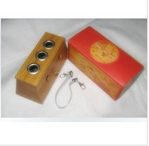 Three-hole moxibustion box single-hole moxibustion box bamboo moxibustion box open moxibustion box warm moxibustion box moxa box 6 pcs