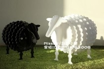 Factory direct sales creative CD rack Acrylic crystal cute three-dimensional sheep bookshelf rack decoration