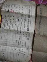 Content filled in the Republic of China account book covered the Republic of China 1