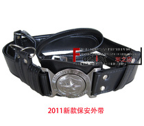 2011 new security artificial leather outlay belt watch strap inclined back armed with ceremonial personnel guard of honor guard belt