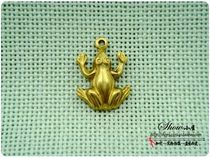 American charm metal accessories --- frog