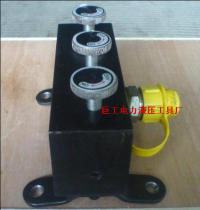Jigong hydraulic tool high-pressure three-way valve oil circuit distribution valve three-way distributor (including switch)