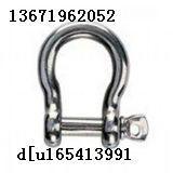 Stainless steel chain shackle quick hook ring D-shaped shackle shackle 6mm