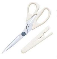 Meiyi Brothers * Japan Coke (clover) clothing cutting scissors White 21cm(36-654)